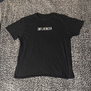 Black “Goodie Two Sleeves Influencer” T-Shirt
